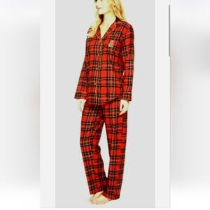Lauren Ralph Lauren Red Plaid Pajama Set